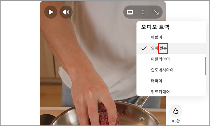 유튜브 쇼츠 오디오 트랙 팝업